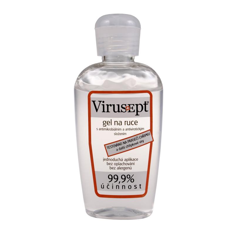 VIRUSEPT gél, 125ml, Antimikrobiális és vírusellenes kéztisztító gél